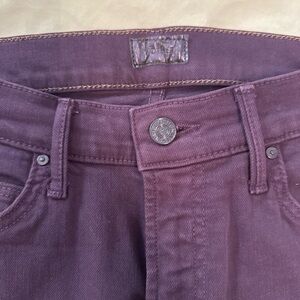 MOTHER High Rise Purple Women's Jeans